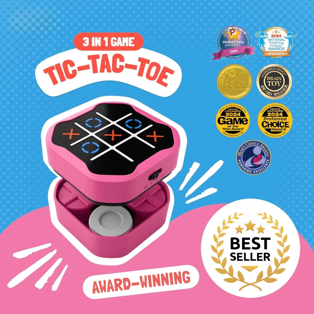 Smart Tic Tac Toe Bolt Game for Kids and Adults