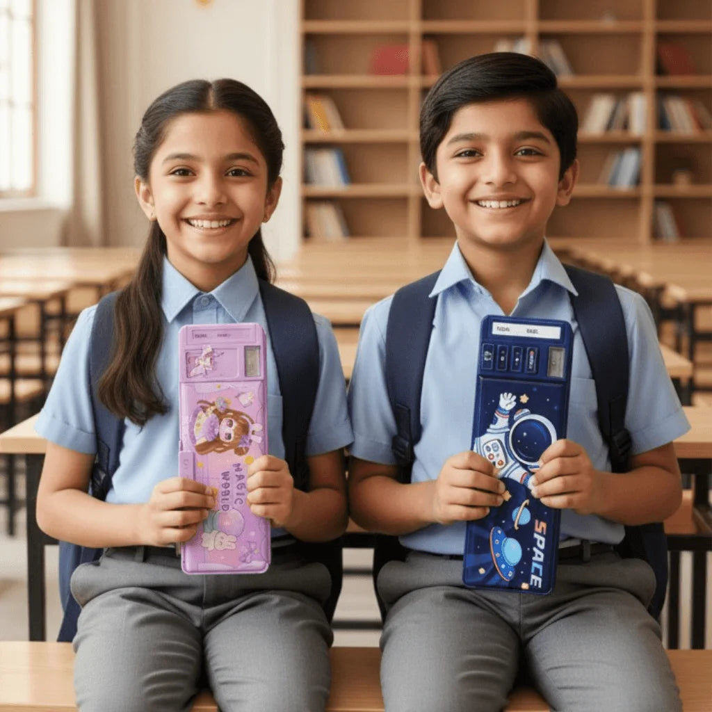 Compass Box for Kids With Multiple Functions & Press Buttons