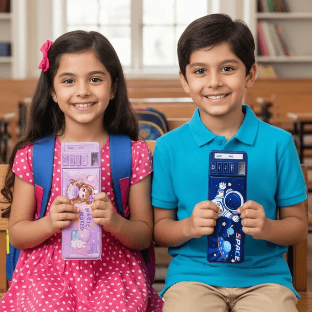 Compass Box for Kids With Multiple Functions & Press Buttons