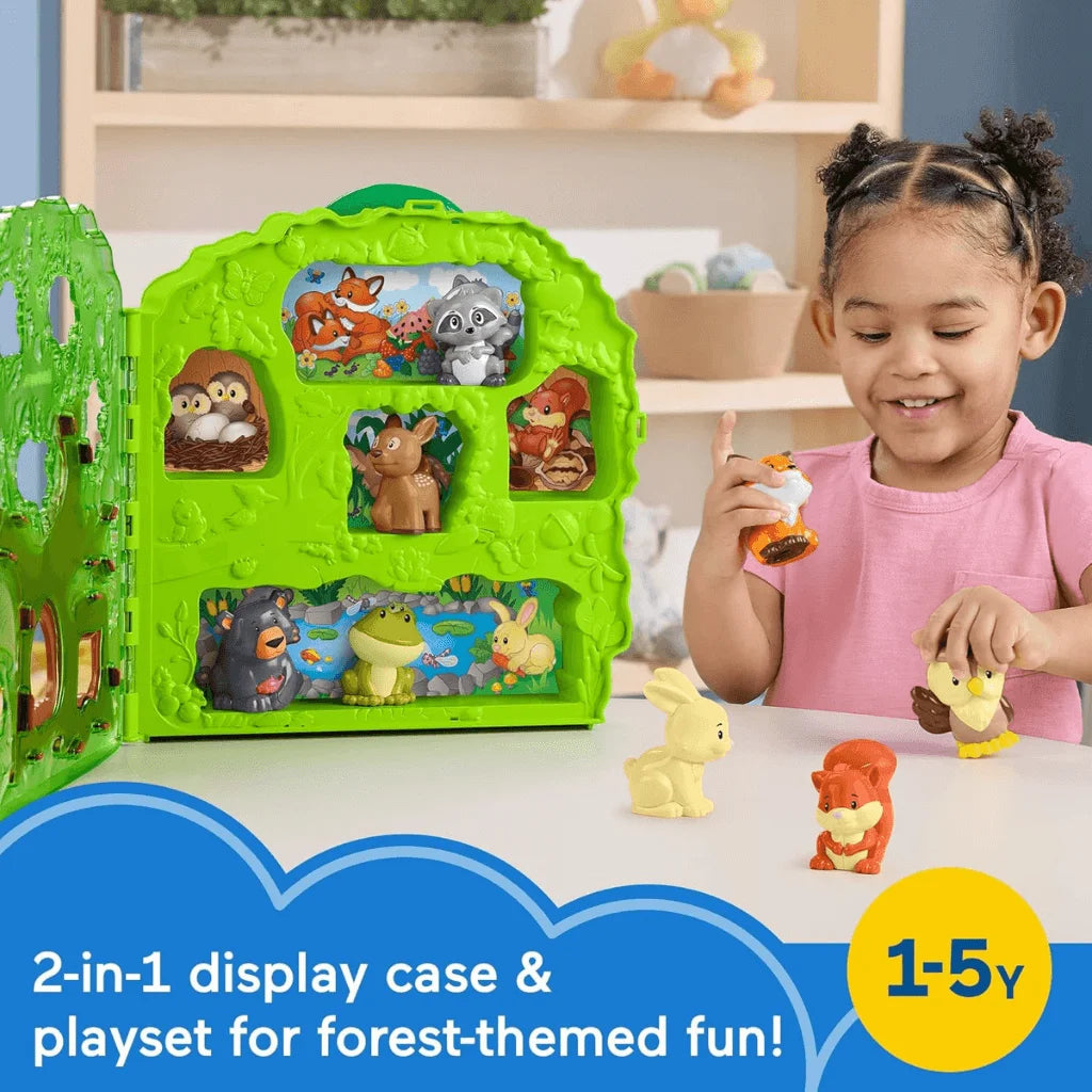 Forest Friends Carry Case Playset with Animal Figures For Toddlers | Storytelling & Motor Skill Development