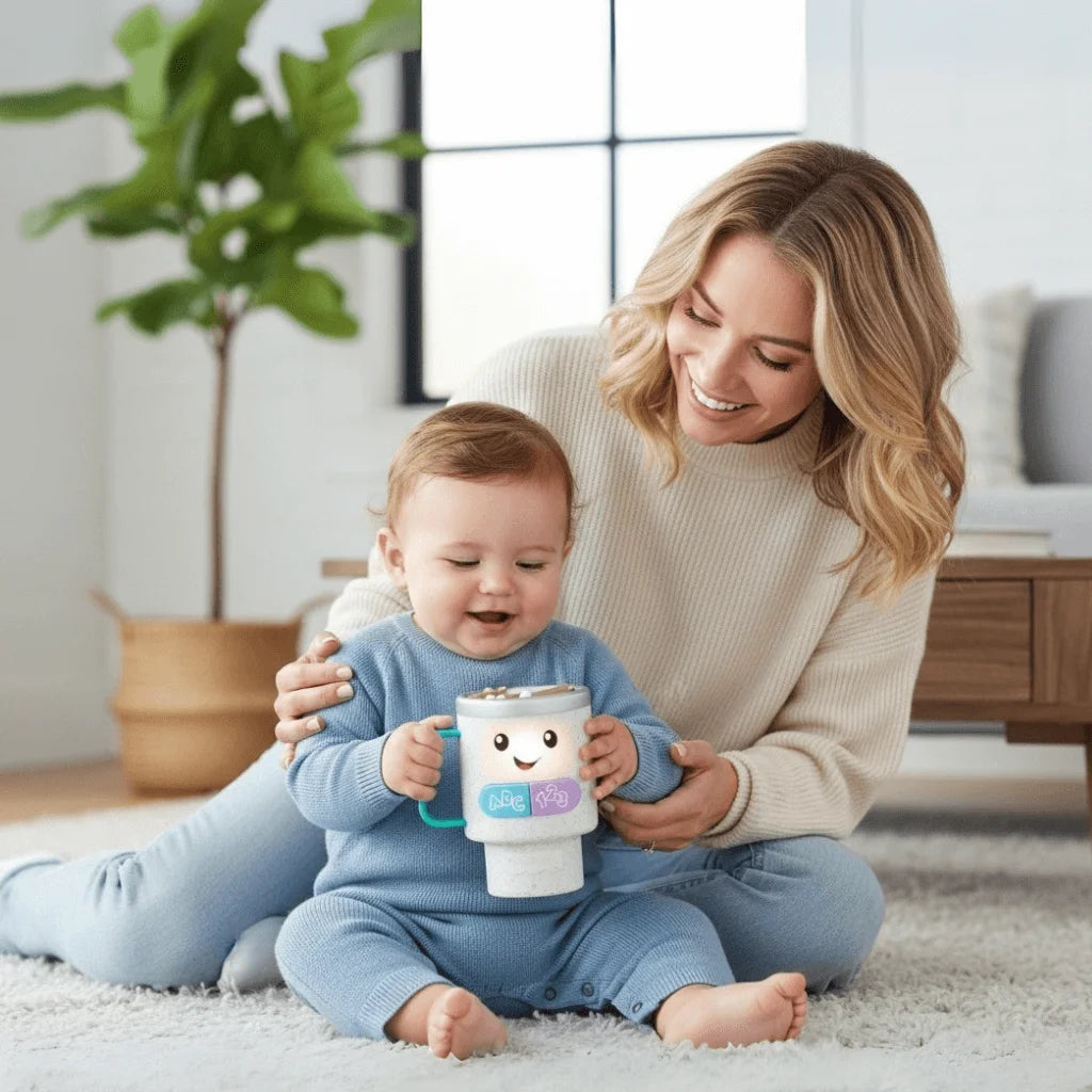 Laugh & Learn Coffee Mug with Lights, Music, Teething & Learning