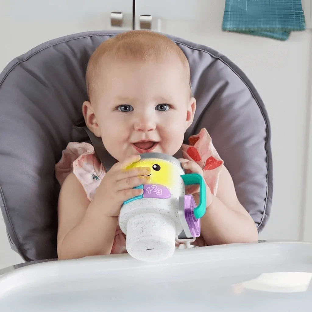 Laugh & Learn Coffee Mug with Lights, Music, Teething & Learning