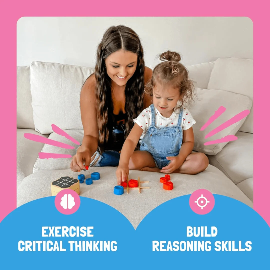 Smart Tic Tac Toe Bolt Game for Kids and Adults