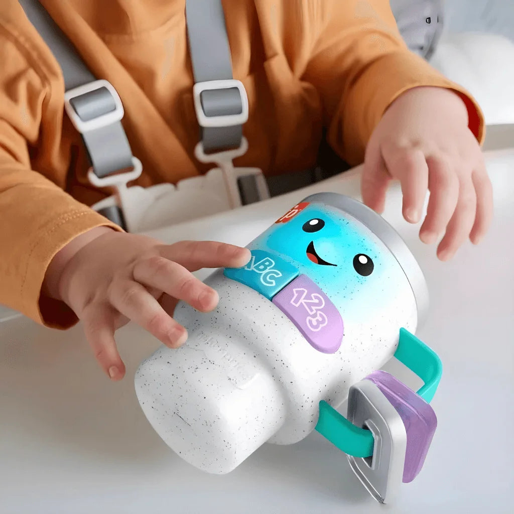 Laugh & Learn Coffee Mug with Lights, Music, Teething & Learning