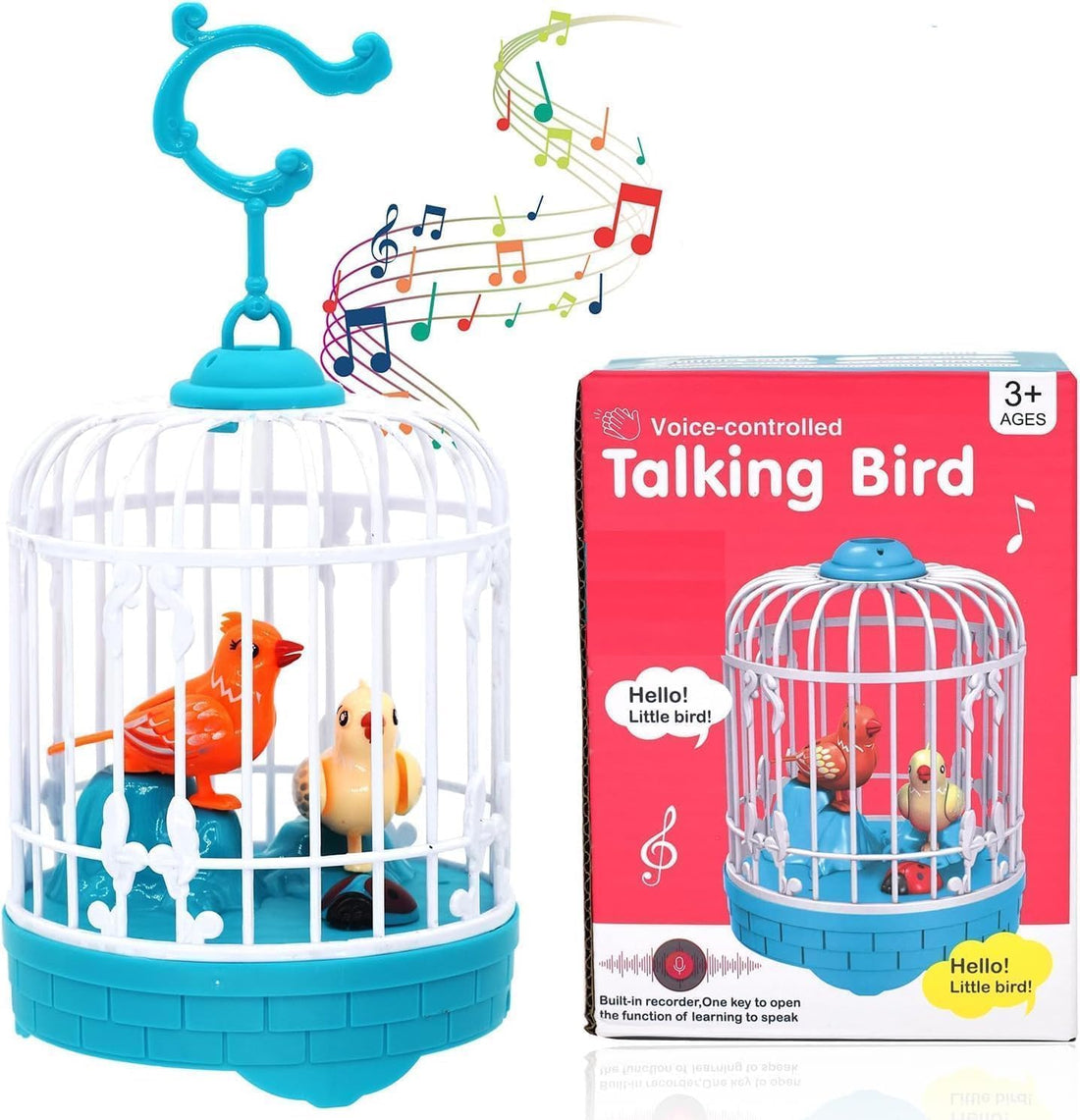 Talking Bird Toy - Voice Repeat & Singing Fun