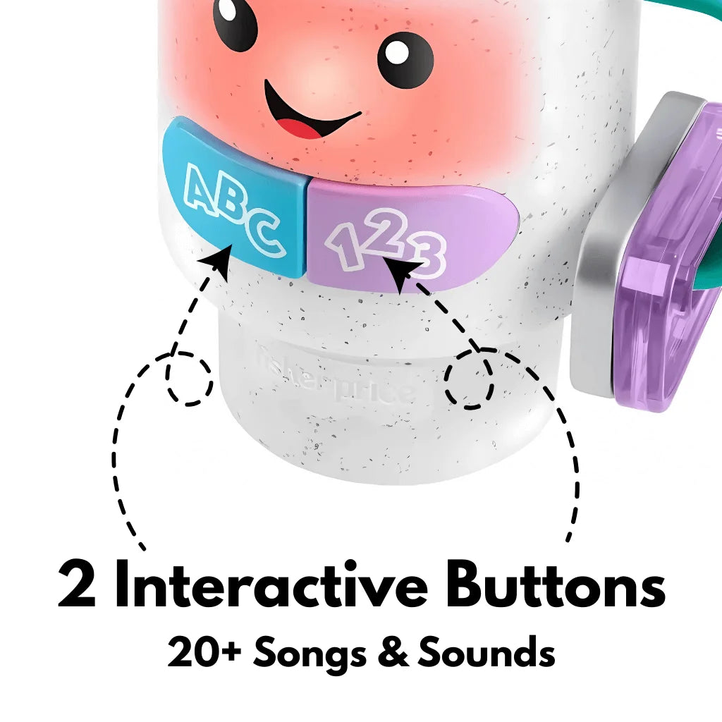 Laugh & Learn Coffee Mug with Lights, Music, Teething & Learning