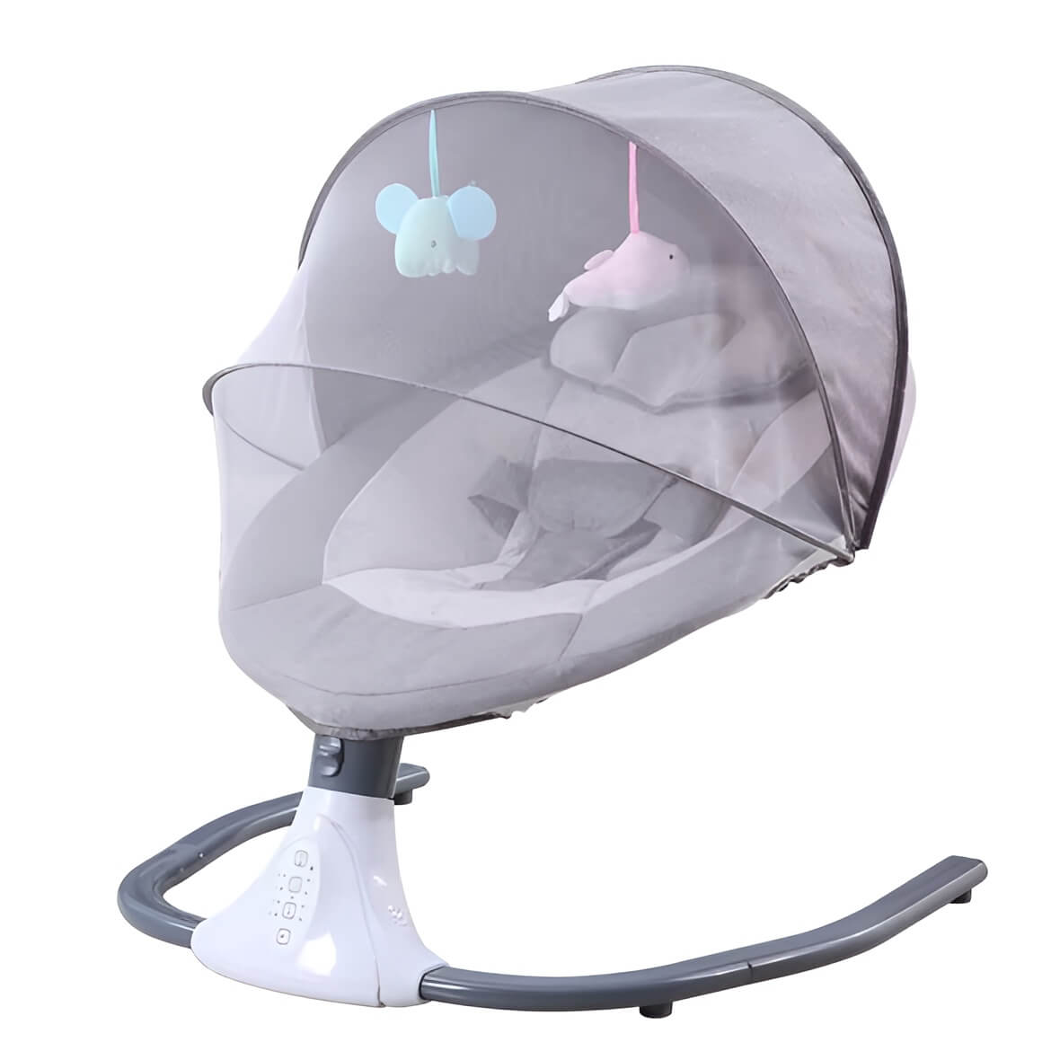 Automatic Electric Swing Cradle for New Born Baby With Music, Timer and Mosquito Net