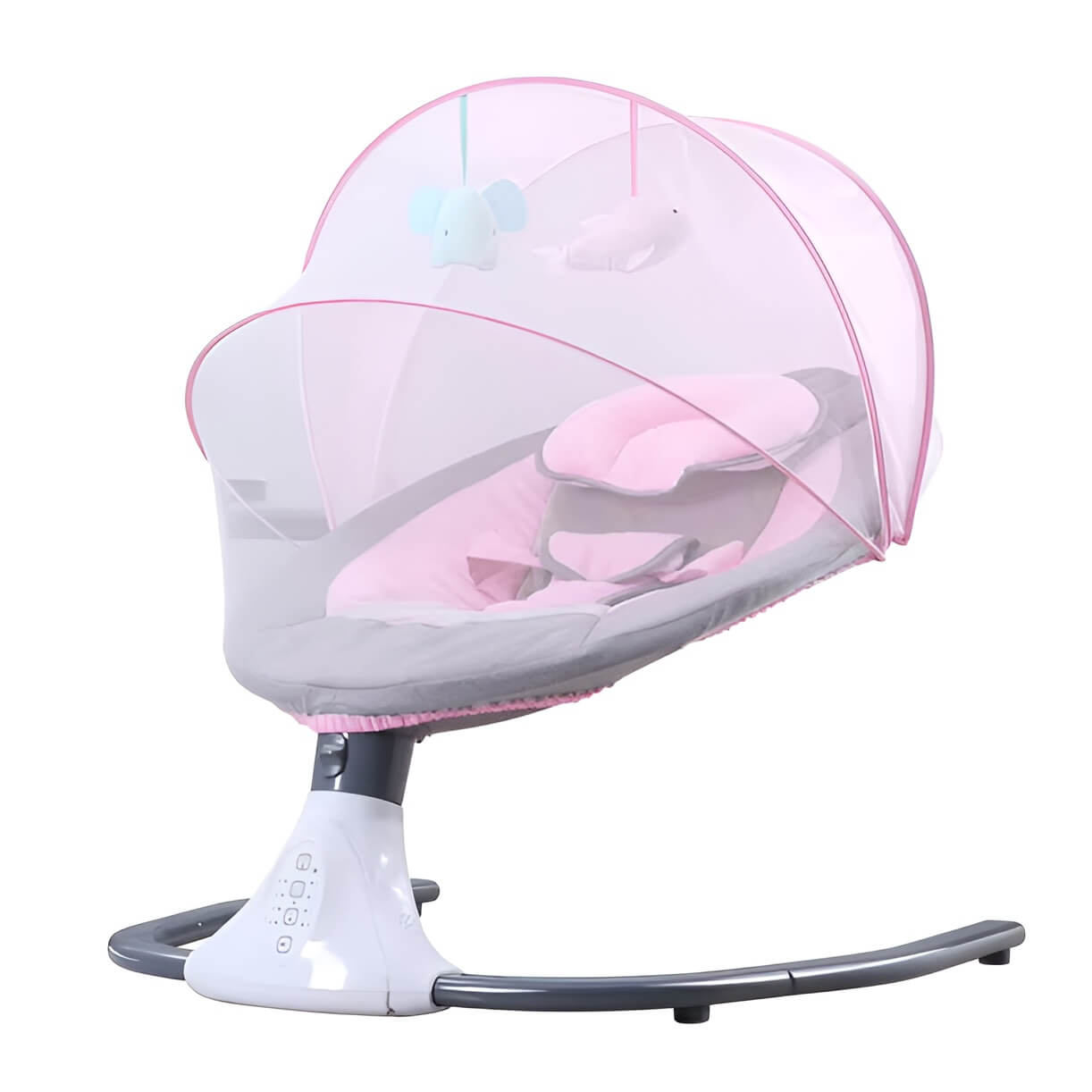 Automatic Electric Swing Cradle for New Born Baby With Music, Timer and Mosquito Net